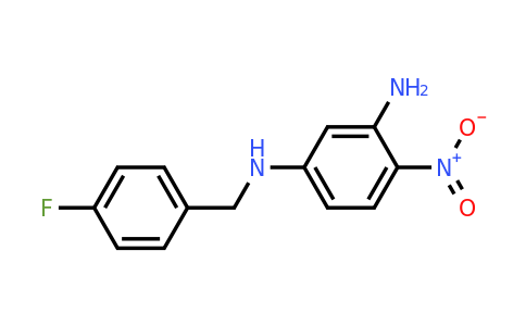 1263404-74-5 | N1-(4-Fluorobenzyl)-4-nitrobenzene-1,3-diamine