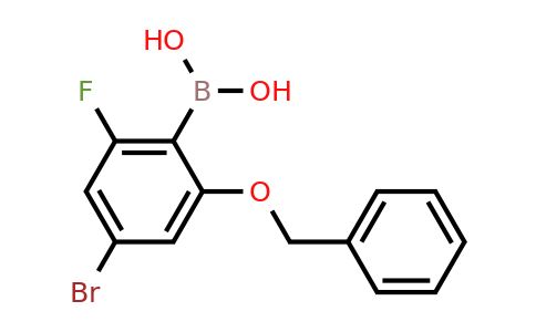 1264175-59-8 | (2-(Benzyloxy)-4-bromo-6-fluorophenyl)boronic acid