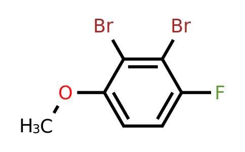 1266379-40-1 | 2,3-Dibromo-1-fluoro-4-methoxybenzene