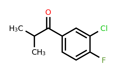 1266883-86-6 | 1-(3-Chloro-4-fluorophenyl)-2-methylpropan-1-one