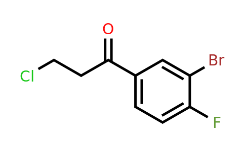 1267148-05-9 | 1-(3-Bromo-4-fluorophenyl)-3-chloropropan-1-one