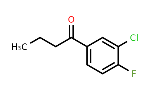 1267955-34-9 | 1-(3-Chloro-4-fluorophenyl)butan-1-one