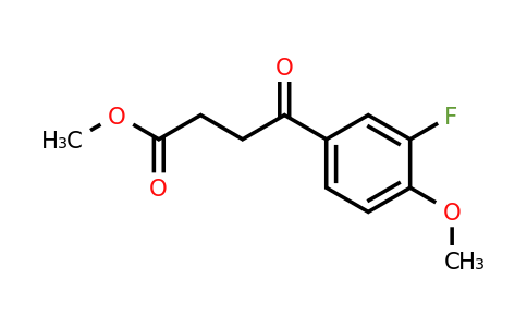 1267981-92-9 | Methyl 4-(3-fluoro-4-methoxyphenyl)-4-oxobutanoate