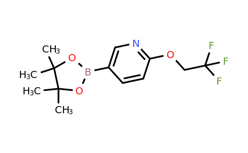 1268467-17-9 | 5-(4,4,5,5-Tetramethyl-1,3,2-dioxaborolan-2-yl)-2-(2,2,2-trifluoroethoxy)pyridine