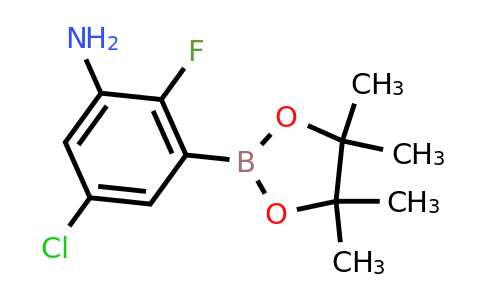 1269232-96-3 | 5-Chloro-2-fluoro-3-(4,4,5,5-tetramethyl-1,3,2-dioxaborolan-2-yl)aniline
