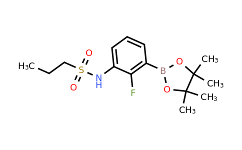 1269233-76-2 | N-(2-Fluoro-3-(4,4,5,5-tetramethyl-1,3,2-dioxaborolan-2-yl)phenyl)propane-1-sulfonamide