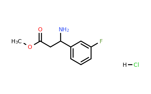 1269634-08-3 | Methyl 3-amino-3-(3-fluorophenyl)propanoate hydrochloride