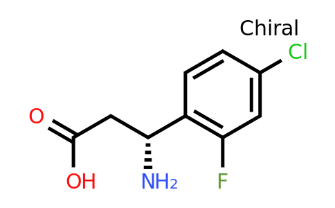 1270173-76-6 | (R)-3-Amino-3-(4-chloro-2-fluorophenyl)propanoic acid