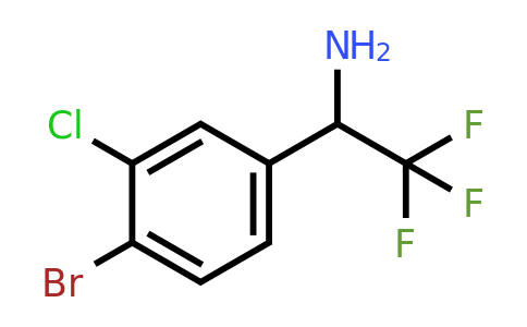 1270354-66-9 | 1-(4-Bromo-3-chlorophenyl)-2,2,2-trifluoroethanamine