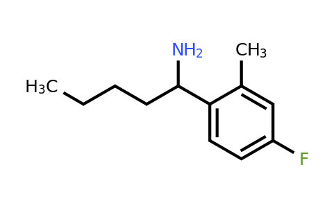 1270451-60-9 | 1-(4-Fluoro-2-methylphenyl)pentan-1-amine