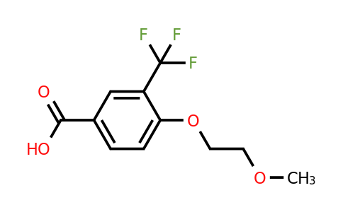 1271093-46-9 | 4-(2-Methoxyethoxy)-3-(trifluoromethyl)benzoic acid
