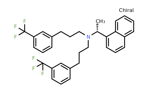 1271930-15-4 | (R)-N-(1-(Naphthalen-1-yl)ethyl)-3-(3-(trifluoromethyl)phenyl)-N-(3-(3-(trifluoromethyl)phenyl)propyl)propan-1-amine