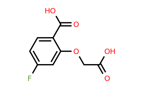 1272756-12-3 | 2-(Carboxymethoxy)-4-fluorobenzoic acid