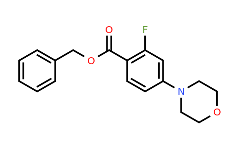 1272756-24-7 | Benzyl 2-Fluoro-4-morpholinobenzoate