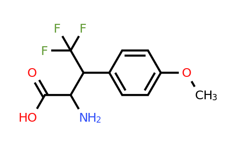 1272758-02-7 | 2-Amino-4,4,4-trifluoro-3-(4-methoxyphenyl)butanoic acid