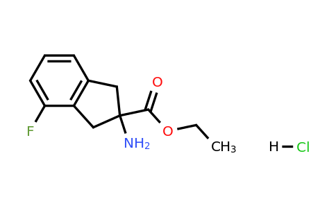 1272758-15-2 | Ethyl 2-amino-4-fluoro-2,3-dihydro-1H-indene-2-carboxylate hydrochloride