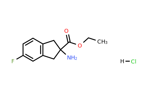 1272758-28-7 | Ethyl 2-amino-5-fluoro-2,3-dihydro-1H-indene-2-carboxylate hydrochloride