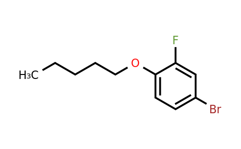 127326-78-7 | 4-Bromo-2-fluoro-1-(pentyloxy)benzene