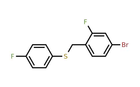 1275698-27-5 | (4-Bromo-2-fluorobenzyl)(4-fluorophenyl)sulfane