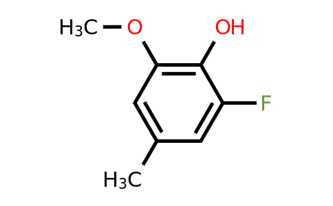 127685-76-1 | 2-Fluoro-6-methoxy-4-methylphenol