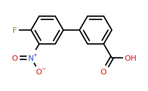 1280786-72-2 | 4'-Fluoro-3'-nitro-[1,1'-biphenyl]-3-carboxylic acid