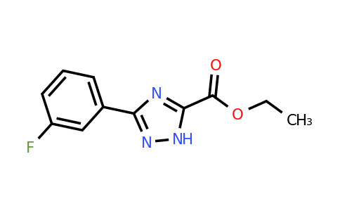 1281429-13-7 | Ethyl 3-(3-fluorophenyl)-1H-1,2,4-triazole-5-carboxylate