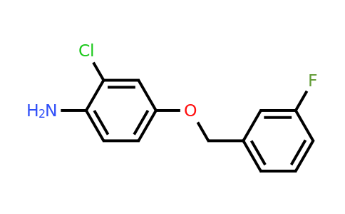 1282168-62-0 | 2-Chloro-4-((3-fluorobenzyl)oxy)aniline