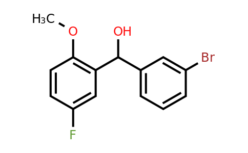 1282277-11-5 | (3-Bromophenyl)(5-fluoro-2-methoxyphenyl)methanol
