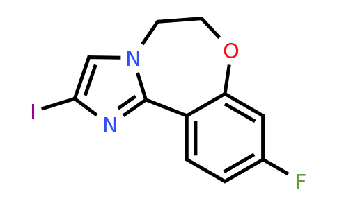 9-Fluoro-2-iodo-5,6-dihydrobenzo[f]imidazo[1,2-d][1,4]oxazepine