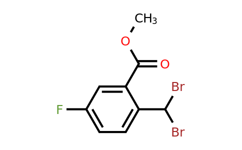 1283108-15-5 | Methyl 2-(dibromomethyl)-5-fluorobenzoate