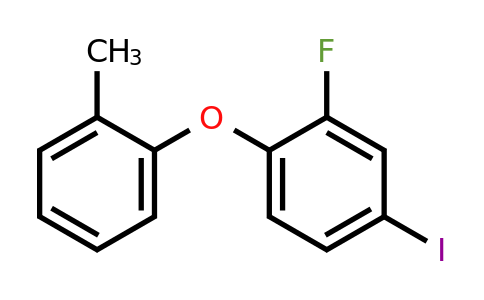 1283145-59-4 | 2-Fluoro-4-iodo-1-(o-tolyloxy)benzene