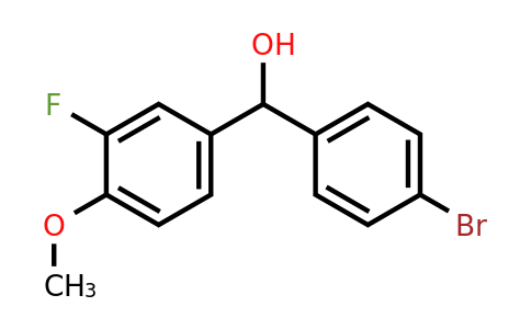 1283656-07-4 | (4-Bromophenyl)(3-fluoro-4-methoxyphenyl)methanol