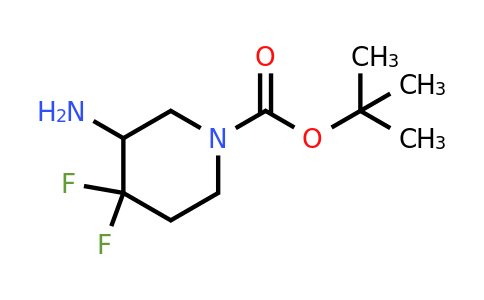 1283718-72-8 | tert-Butyl 3-amino-4,4-difluoropiperidine-1-carboxylate