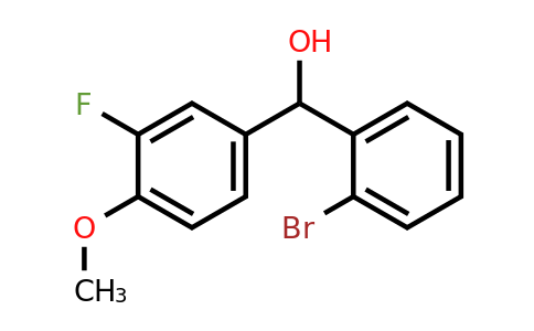 1283743-38-3 | (2-Bromophenyl)(3-fluoro-4-methoxyphenyl)methanol