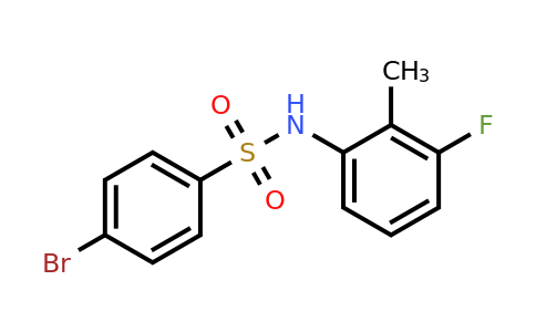 1284698-48-1 | 4-Bromo-n-(3-fluoro-2-methylphenyl)benzenesulfonamide