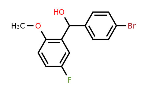 1285192-44-0 | (4-Bromophenyl)(5-fluoro-2-methoxyphenyl)methanol