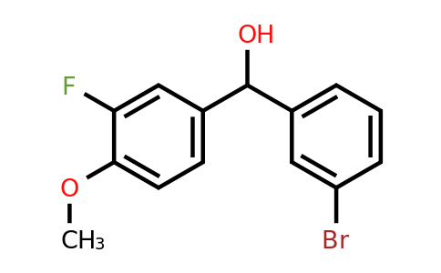 1285349-75-8 | (3-Bromophenyl)(3-fluoro-4-methoxyphenyl)methanol