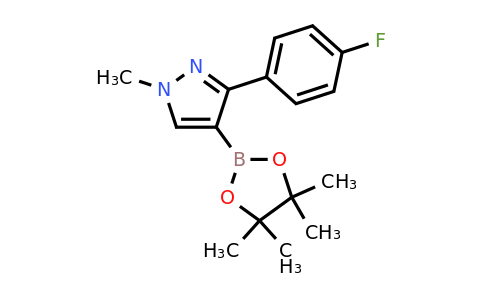 1286230-78-1 | 3-(4-Fluorophenyl)-1-methyl-4-(4,4,5,5-tetramethyl-1,3,2-dioxaborolan-2-yl)-1H-pyrazole