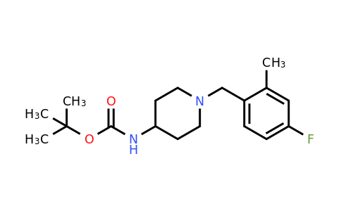 1286263-47-5 | tert-Butyl (1-(4-fluoro-2-methylbenzyl)piperidin-4-yl)carbamate