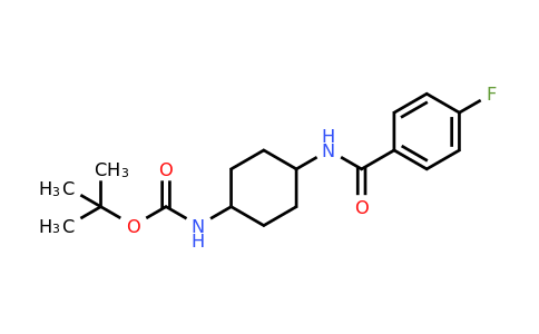 1286265-43-7 | tert-Butyl (4-(4-fluorobenzamido)cyclohexyl)carbamate