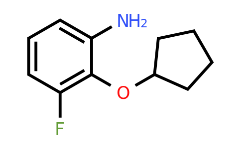 1286273-26-4 | 2-(Cyclopentyloxy)-3-fluoroaniline