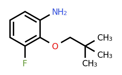 1286274-36-9 | 3-Fluoro-2-(neopentyloxy)aniline