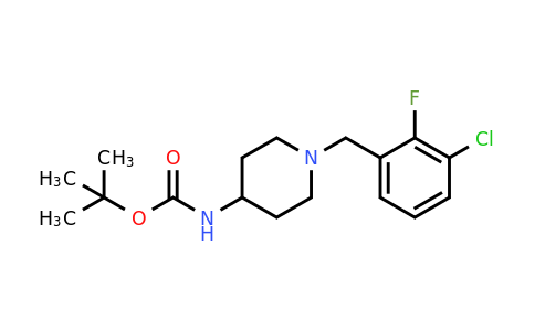 1286274-67-6 | tert-Butyl (1-(3-chloro-2-fluorobenzyl)piperidin-4-yl)carbamate