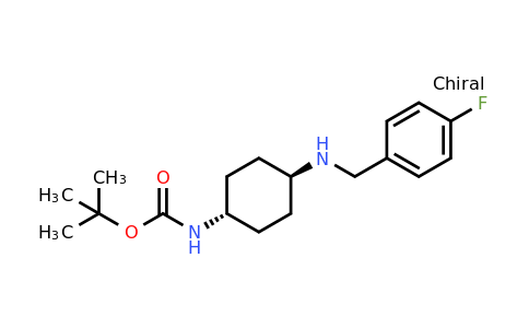 1286274-73-4 | tert-Butyl (trans-4-((4-fluorobenzyl)amino)cyclohexyl)carbamate