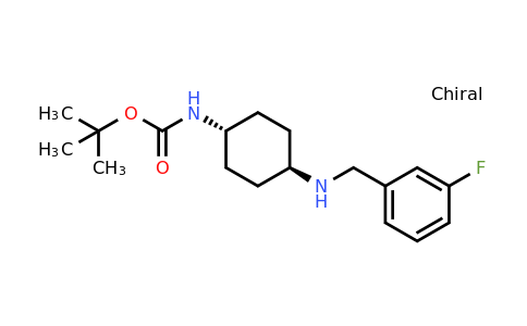 1286274-76-7 | tert-Butyl (trans-4-((3-fluorobenzyl)amino)cyclohexyl)carbamate