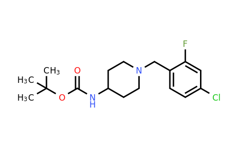 1286274-80-3 | tert-Butyl (1-(4-chloro-2-fluorobenzyl)piperidin-4-yl)carbamate