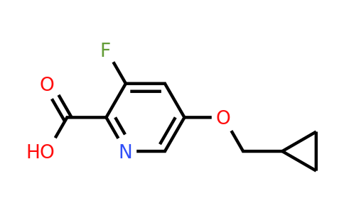 1286777-05-6 | 5-(Cyclopropylmethoxy)-3-fluoropicolinic acid