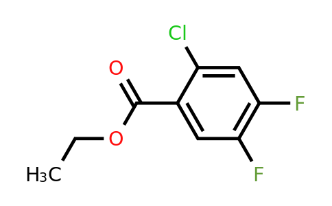 128800-37-3 | Ethyl 2-chloro-4,5-difluorobenzoate