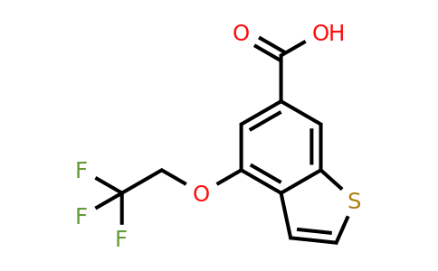 1291488-30-6 | 4-(2,2,2-Trifluoroethoxy)benzo[b]thiophene-6-carboxylic acid