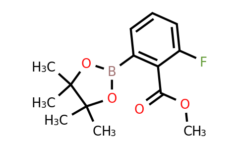 1293284-61-3 | Methyl 2-fluoro-6-(4,4,5,5-tetramethyl-1,3,2-dioxaborolan-2-yl)benzoate